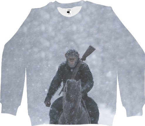 Men's Sweatshirt 3D - Planet-Of-The-Apes-1 - Mfest