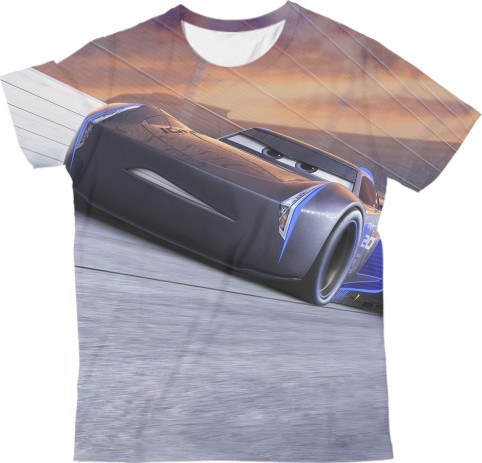 Kids' T-Shirt 3D - Cars-2 - Mfest