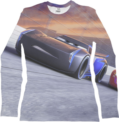 Women's Longsleeve Shirt 3D - Cars-2 - Mfest