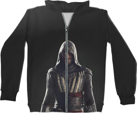 Unisex Zip-through Hoodie 3D - Kredo-Ubiyci-6 - Mfest