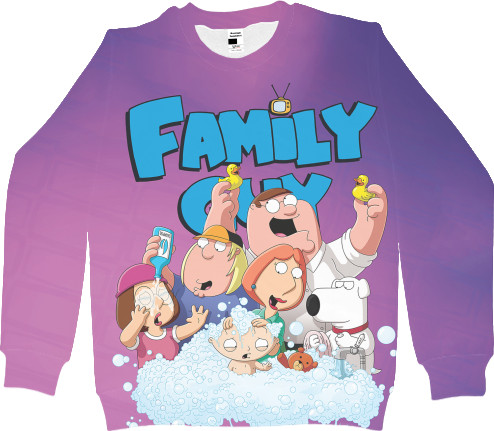 Kids' Sweatshirt 3D - Гриффины-2 - Mfest