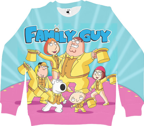 Kids' Sweatshirt 3D - Гриффины-1 - Mfest