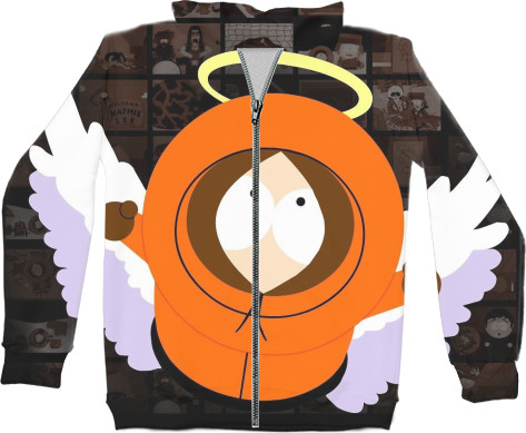 Unisex Zip-through Hoodie 3D - South Park-7 - Mfest