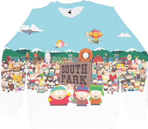 Women's Sweatshirt 3D - South Park-2 - Mfest