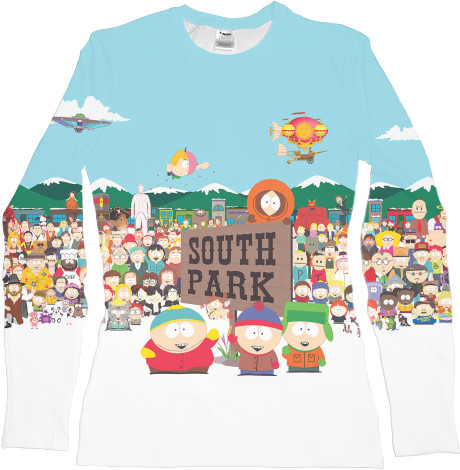 Women's Longsleeve Shirt 3D - South Park-2 - Mfest