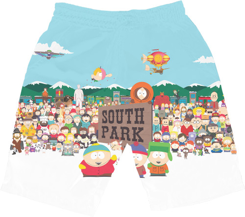 Men's Shorts 3D - South Park-2 - Mfest