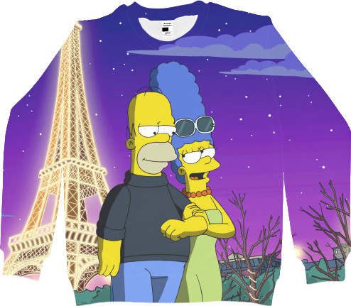 Men's Sweatshirt 3D - Simpsons-11 - Mfest