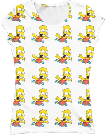 Women's T-Shirt 3D - Simpsons-9 - Mfest