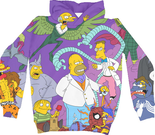 Unisex Hoodie 3D - Simpsons-7 - Mfest