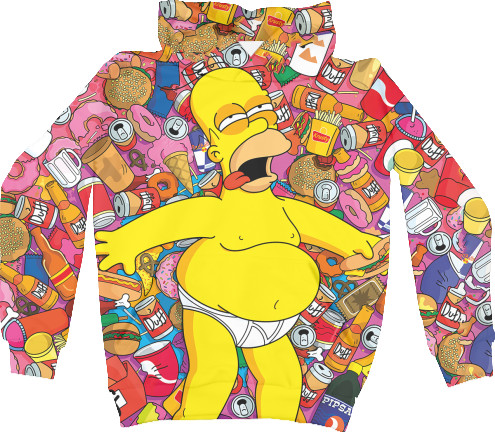 Unisex Hoodie 3D - Simpsons-5 - Mfest