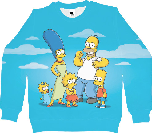 Men's Sweatshirt 3D - Simpsons-2 - Mfest