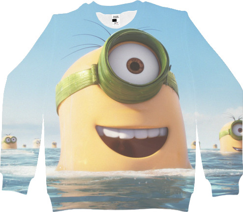 Men's Sweatshirt 3D - Minions-6 - Mfest