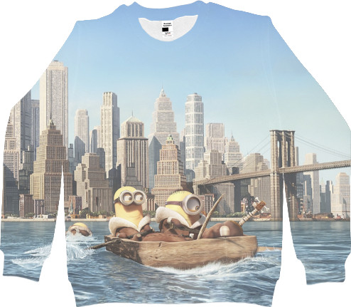 Men's Sweatshirt 3D - Minions-4 - Mfest