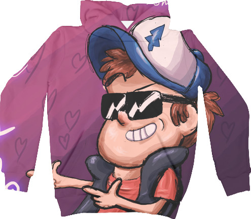 Kids' Hoodie 3D - Gravity-Falls-8 - Mfest