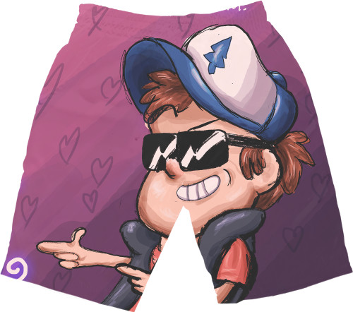 Men's Shorts 3D - Gravity-Falls-8 - Mfest