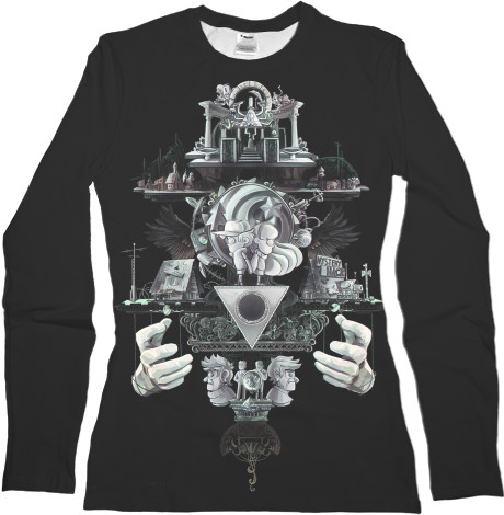 Women's Longsleeve Shirt 3D - Gravity-Falls-6 - Mfest