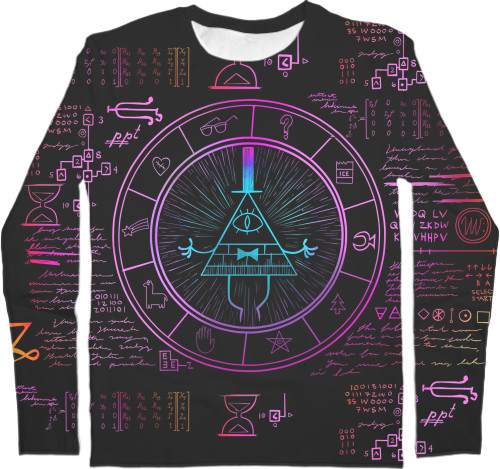 Men's Longsleeve Shirt 3D - Gravity-Falls-5 - Mfest