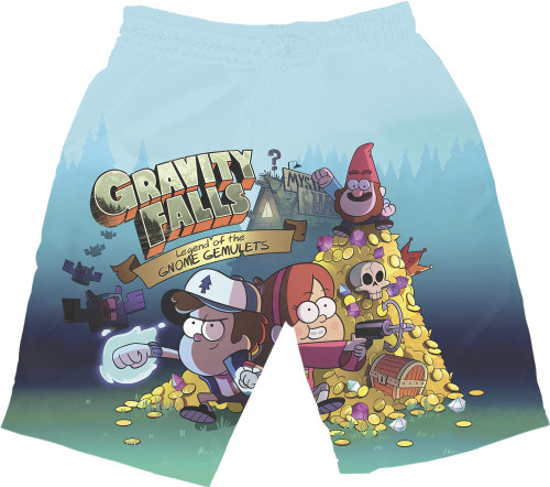 Men's Shorts 3D - Gravity-Falls-4 - Mfest