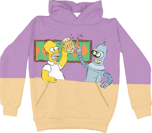 Unisex Hoodie 3D - Futurama-7 - Mfest