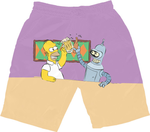 Men's Shorts 3D - Futurama-7 - Mfest