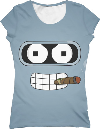 Women's T-Shirt 3D - Futurama-5 - Mfest