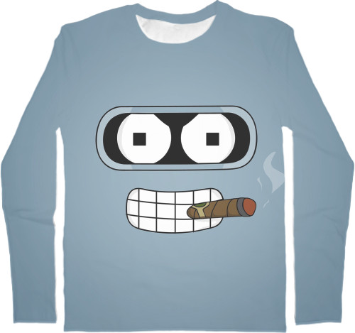 Men's Longsleeve Shirt 3D - Futurama-5 - Mfest