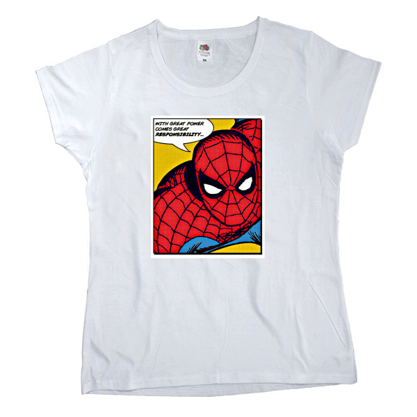 Women's T-shirt Fruit of the loom - Spider man 14 - Mfest