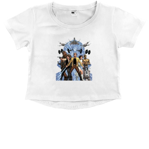 Kids' Premium Cropped T-Shirt - Star Wars 20 - Mfest