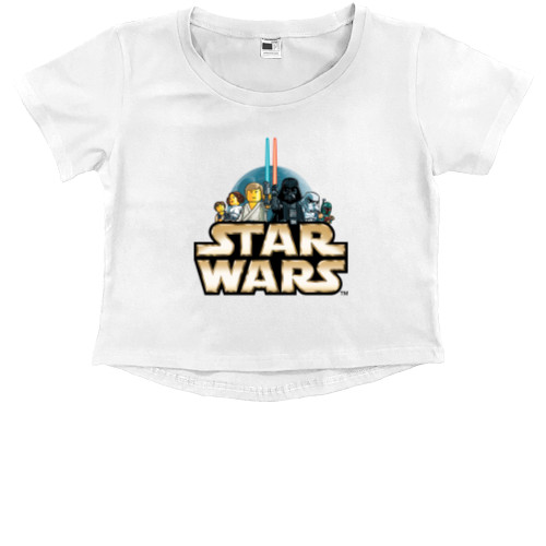 Kids' Premium Cropped T-Shirt - Star Wars 14 - Mfest