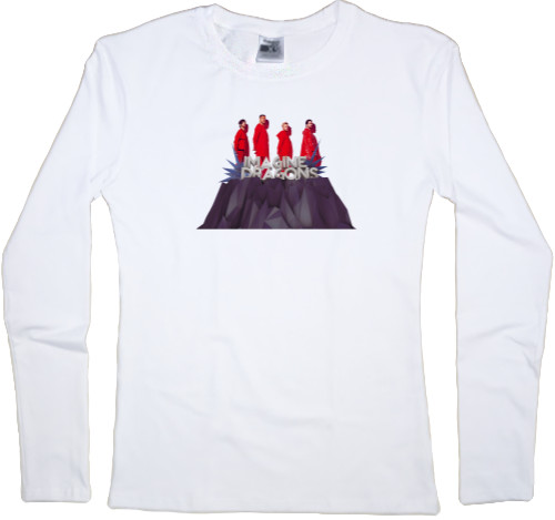 Women's Longsleeve Shirt - Imagine Dragons 16 - Mfest