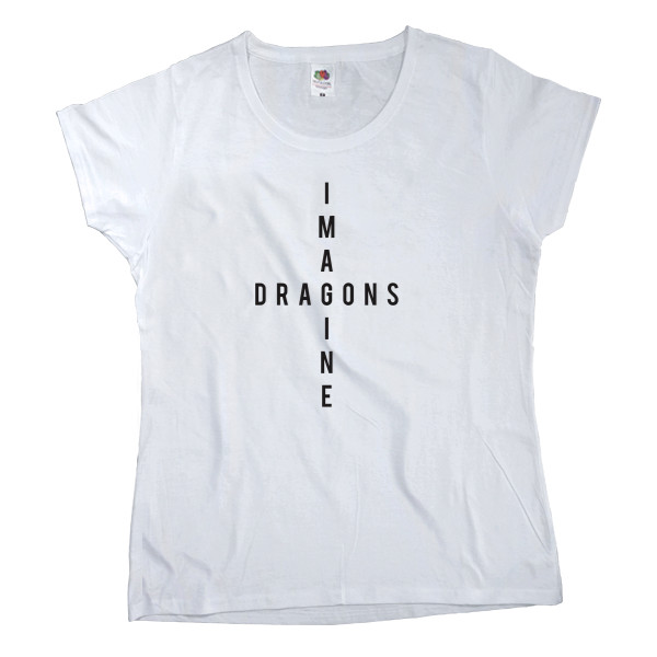 Women's T-shirt Fruit of the loom - Imagine Dragons 13 - Mfest