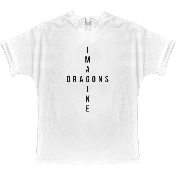 T-shirt Oversize - Imagine Dragons 13 - Mfest