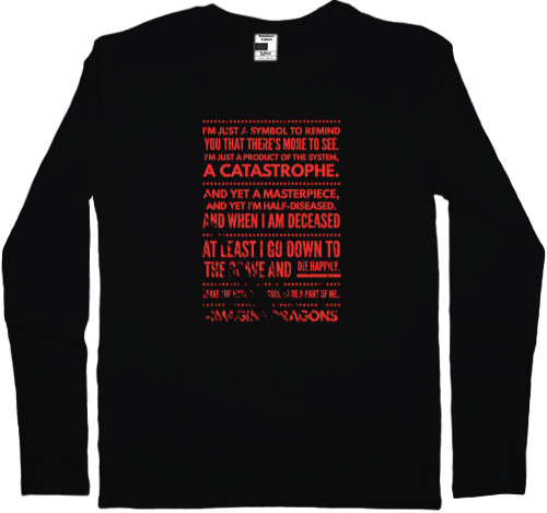 Men's Longsleeve Shirt - Imagine Dragons 12 - Mfest