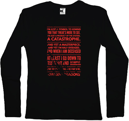 Women's Longsleeve Shirt - Imagine Dragons 12 - Mfest