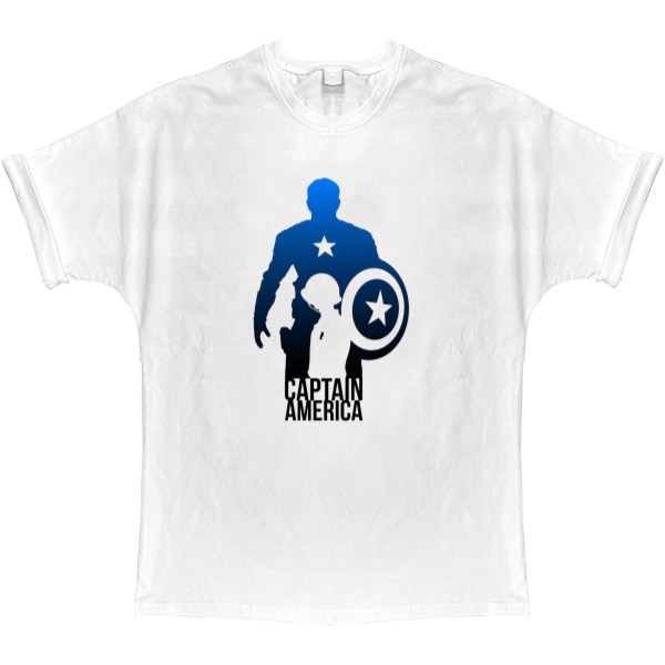 T-shirt Oversize - Captain America 5 - Mfest