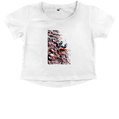 Kids' Premium Cropped T-Shirt - Человек - Муравей 1 - Mfest