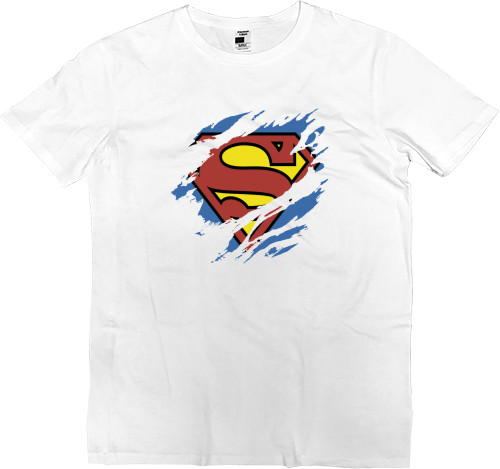 Men’s Premium T-Shirt - superman рванка - Mfest