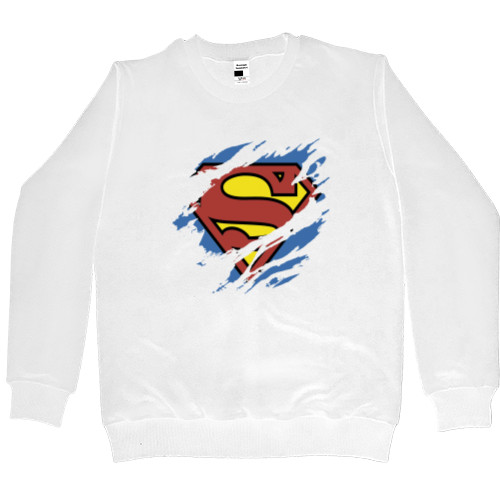 Men’s Premium Sweatshirt - superman рванка - Mfest