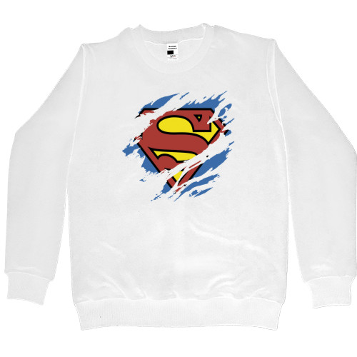 Women's Premium Sweatshirt - superman рванка - Mfest