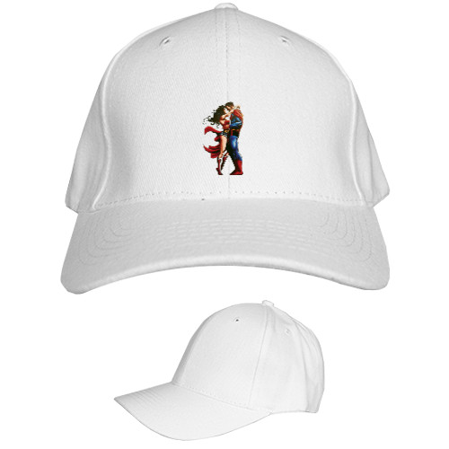 Kids' Baseball Cap 6-panel - Superman and Wonder women - Mfest