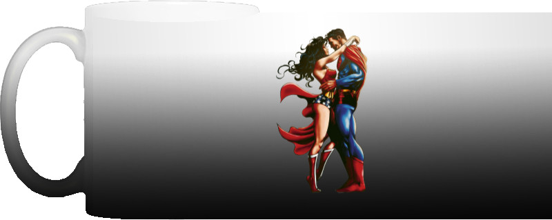 Magic Mug - Superman and Wonder women - Mfest