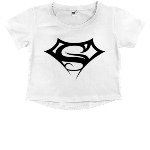 Kids' Premium Cropped T-Shirt - Superman 7 - Mfest