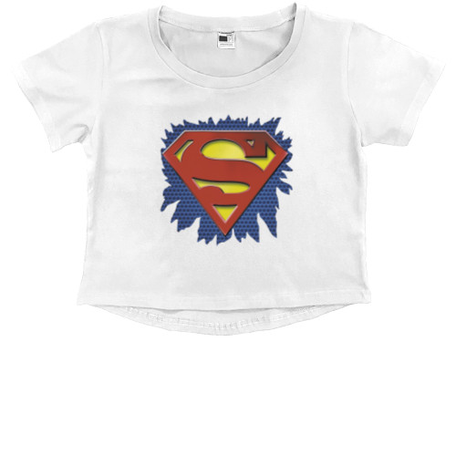 Kids' Premium Cropped T-Shirt - Superman 3 - Mfest