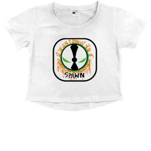 Kids' Premium Cropped T-Shirt - Spawn 4 - Mfest