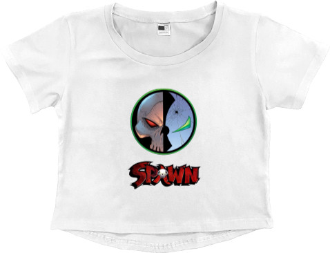 Women's Cropped Premium T-Shirt - Spawn 3 - Mfest