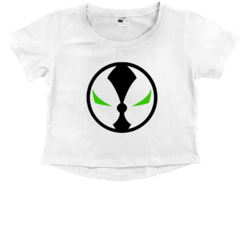 Kids' Premium Cropped T-Shirt - Spawn 1 - Mfest