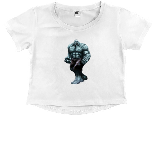 Kids' Premium Cropped T-Shirt - Solomon Grundy 2 - Mfest