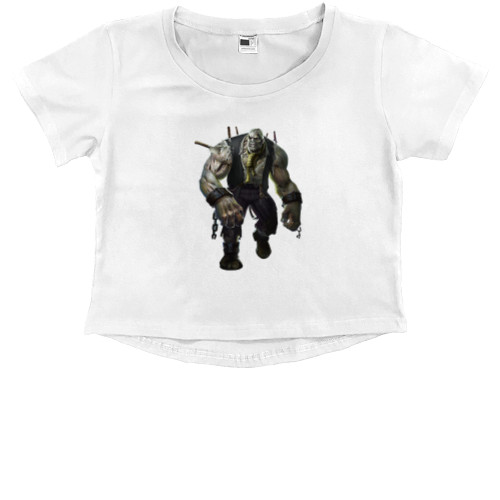 Kids' Premium Cropped T-Shirt - Solomon Grundy 1 - Mfest