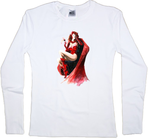 Women's Longsleeve Shirt - Scarlet 4 - Mfest