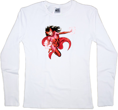 Women's Longsleeve Shirt - Scarlet 3 - Mfest